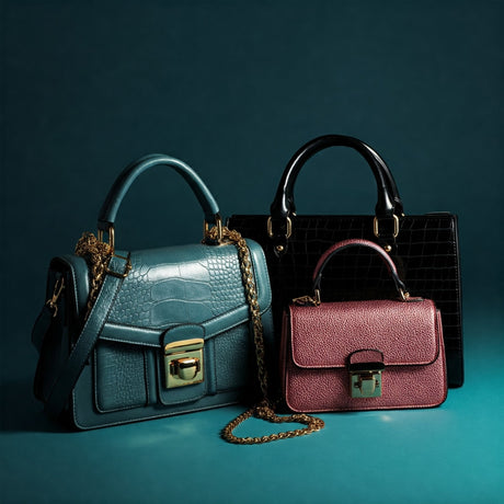 Stylish leather handbags for a sophisticated touch.